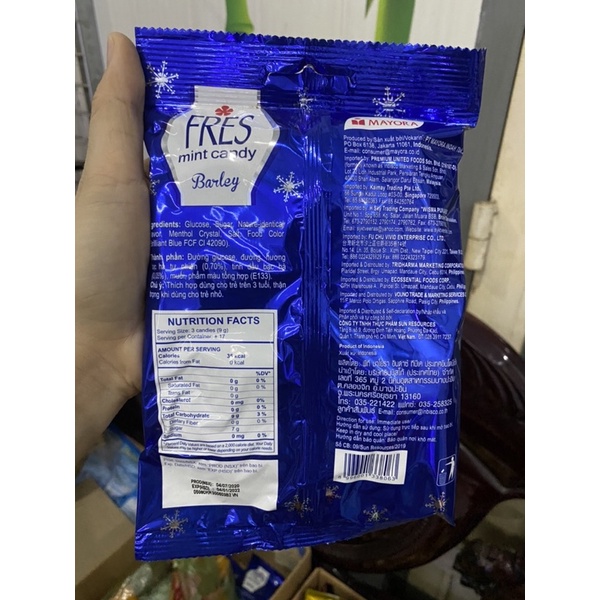 Kẹo FRES Mint Candy Barley 150g