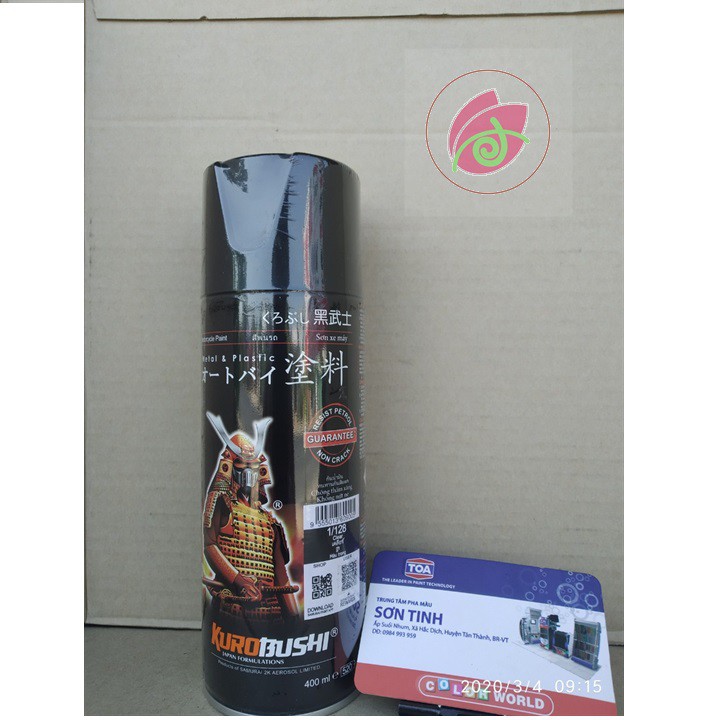 1 128 _ Sơn xịt Bóng Samurai _ 128 400 ml