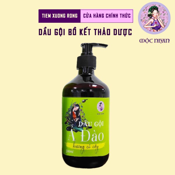 Combo dầu gội xả thảo dược thiên nhiên, phục hồi tóc hư tổn, dưỡng mềm sâu MỘC NHAN