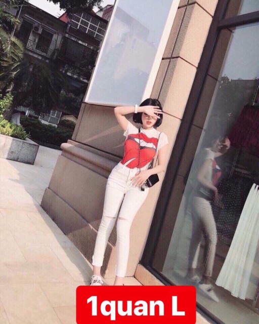 Quần tregging rách gối 1, rách gối 2 và trơn sz sml | BigBuy360 - bigbuy360.vn