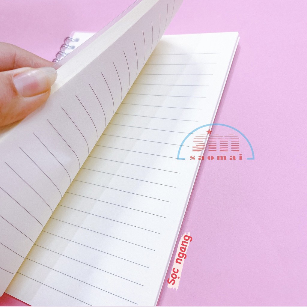 Sổ lò xo A5 25218-1 ôly/chấm/kẽ ngang - VPP Sao Mai V4040517