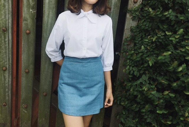 [Mã FAGREAT55 giảm tới 50K đơn 250K] Chân váy chữ A lệch vạt - made by Bazzi | BigBuy360 - bigbuy360.vn