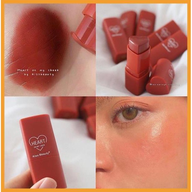 Full Bộ Trang Điểm ✅ FREESHIP✅ set trang điểm full Kiss Beauty Đỏ 5 Sản Phẩm Touch Your Heart | BigBuy360 - bigbuy360.vn