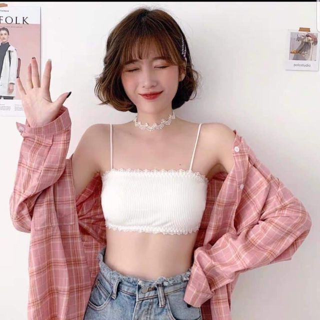 bra cotton ống xinh xắn