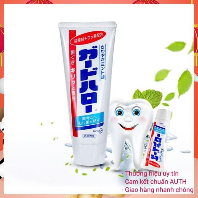 KEM ĐÁNH RĂNG KAO TUÝP 165G - HÀNG NHẬT NỘI ĐỊA, GIÚP RĂNG TRẮNG SÁNG, NGỪA HÔI MIỆNG, GIẢM NHIỆT MIỆNG