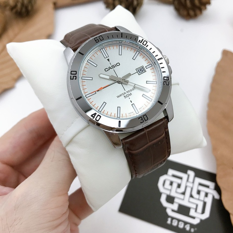 Đồng hồ nam Casio MTP-VD01 Series, size 45mm, chống nước 50m, hàng chính hãng