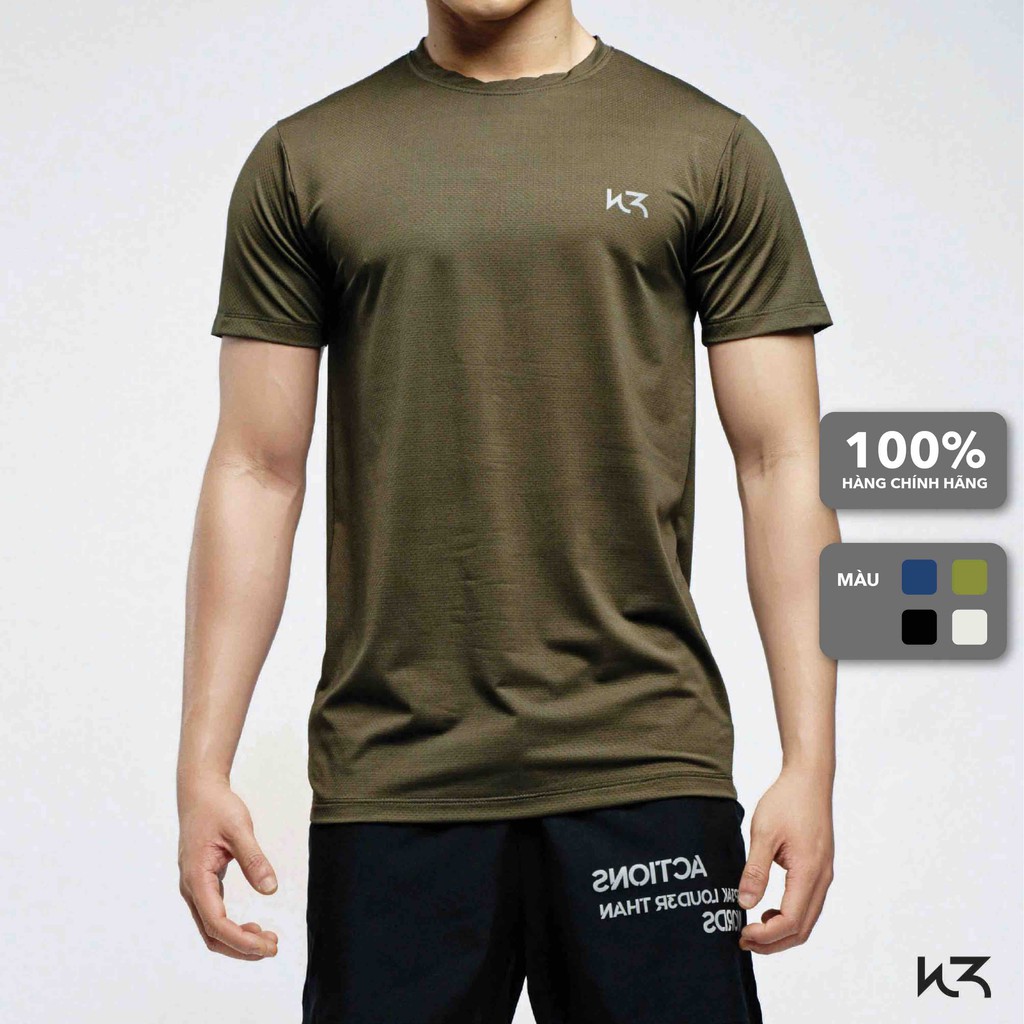 Áo thun T-shirt Whistl3 W3 Logo Tshirt chất liệu Polyester Doubleknit, 2 màu rêu & navy, phong cách thể thao, thoải mái | BigBuy360 - bigbuy360.vn