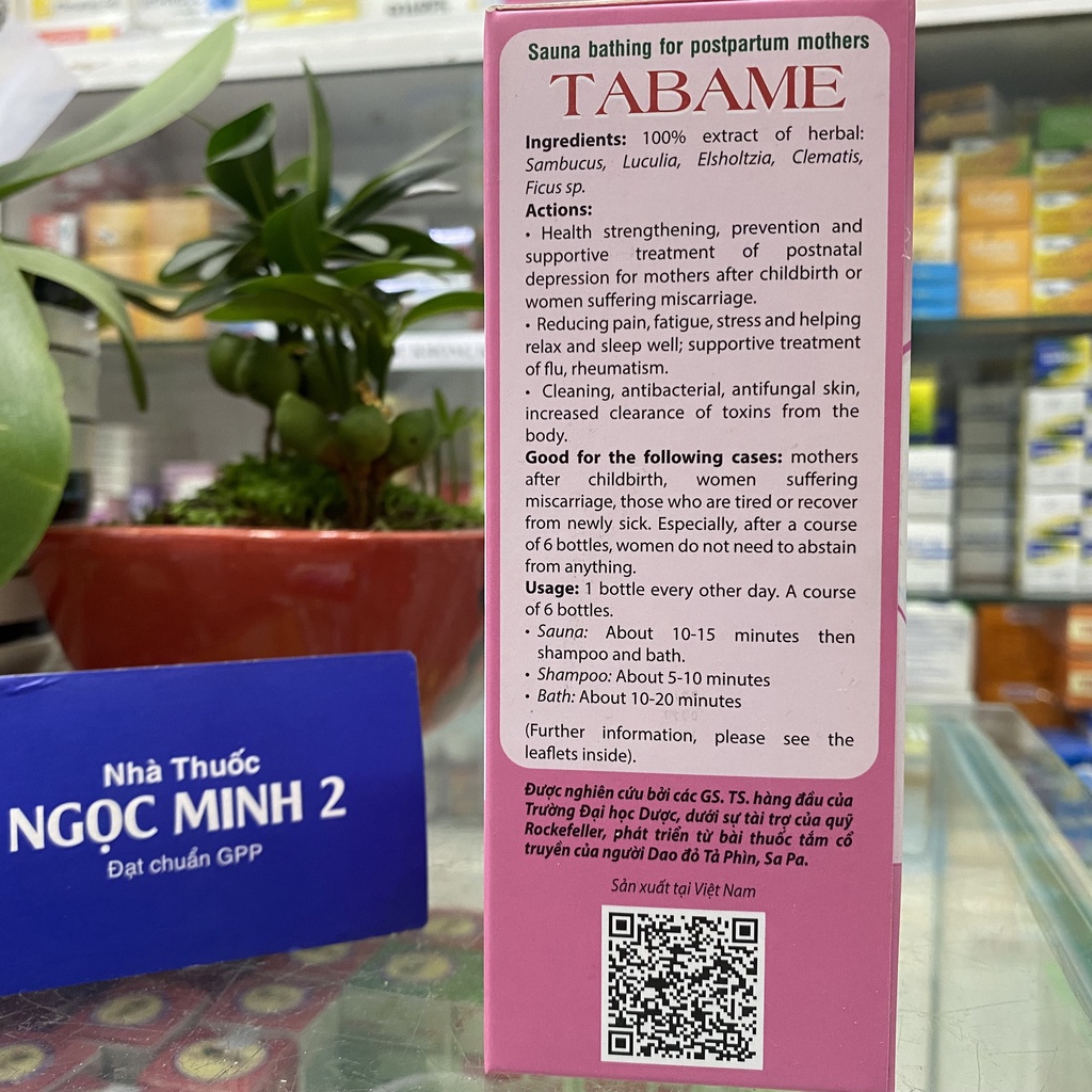 ✅ [Chính Hãng] Tabame xông tắm gội cho bà mẹ sau sinh