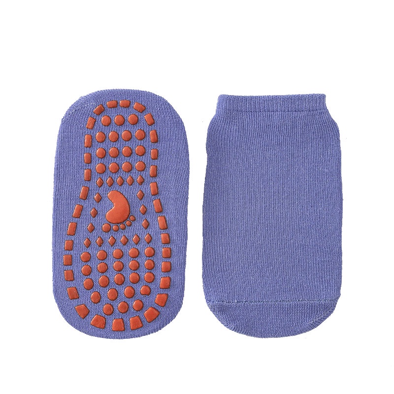 Vớ Cotton Mềm Mại Thoáng Khí Chống Trượt Nhiều Màu Sắc Đơn Giản Dành Cho Trẻ Em