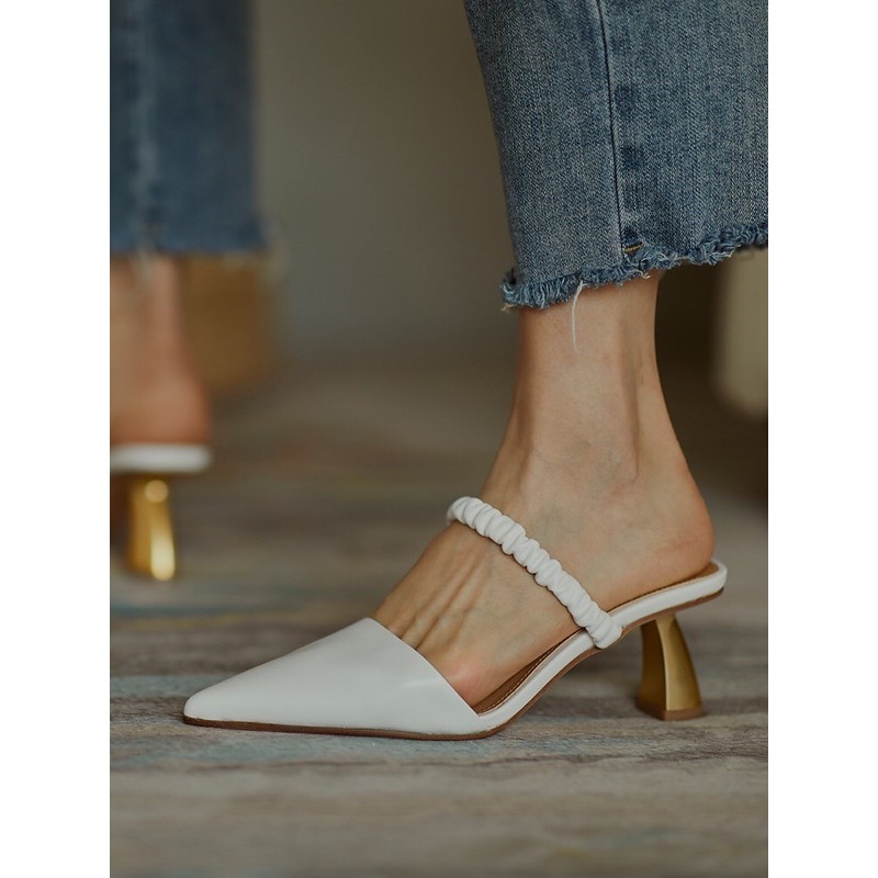 Sục da nữ mũi nhọn đế cao 5cm