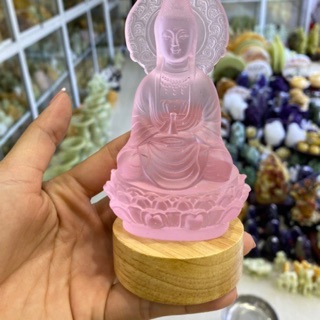 Đế gỗ có công tắc và đèn Lead