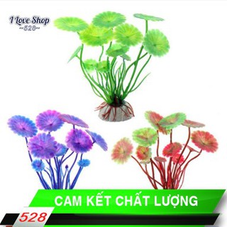 Cây nhựa tạo hình trang trí bể cá mini