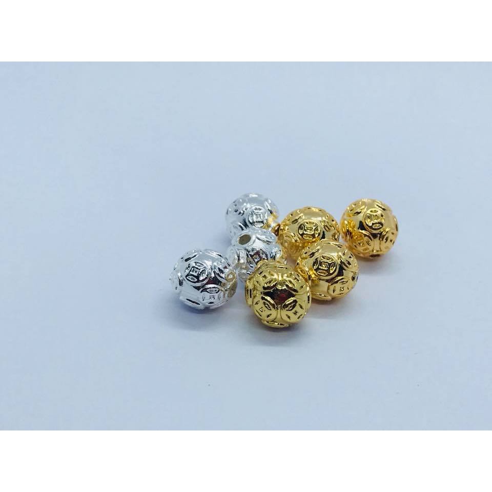 Charm bi kim tiền cầu tài lộc,sức khỏe cực đẹp.Charm kim tiền mạ vàng (hàng có sẵn)