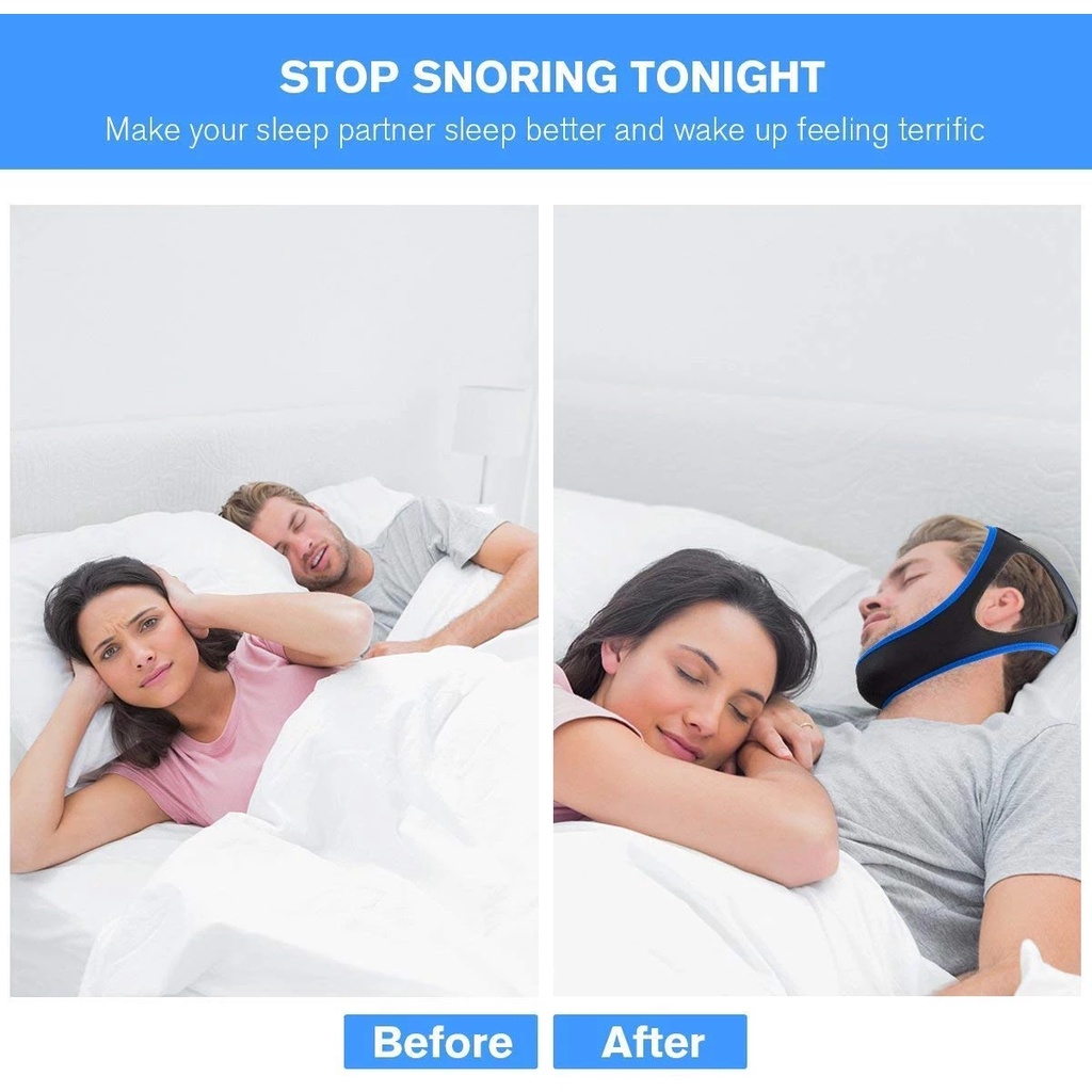 Đai đeo chống ngáy điều chỉnh thói quen thở bằng miệng giảm nọng cằm chăm sóc cho nam và nữ