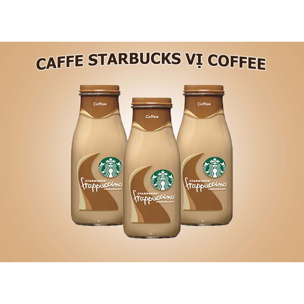 Cà phê Starbucks đóng chai 281ml 3 vị