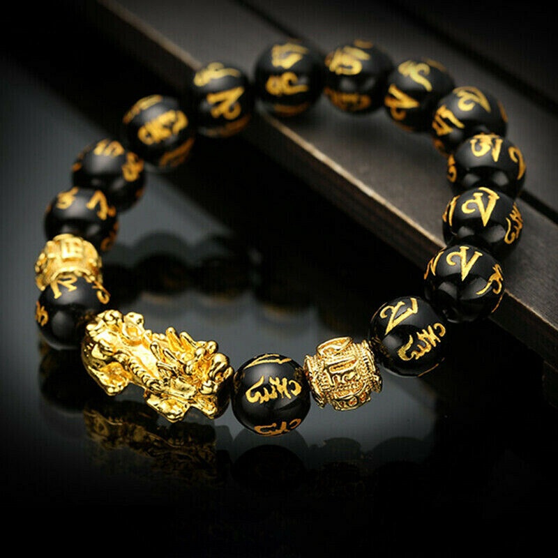 Vòng Tay Hạt Đá Obsidian 10 / 12mm