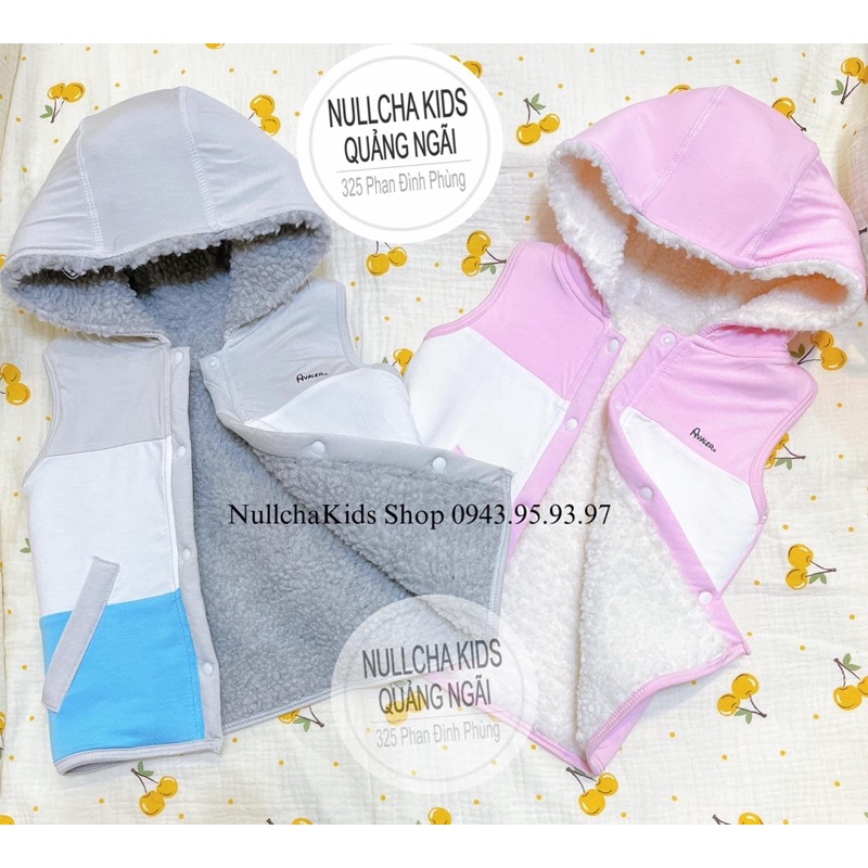 AVALER - Áo gile sợi tre lót lông