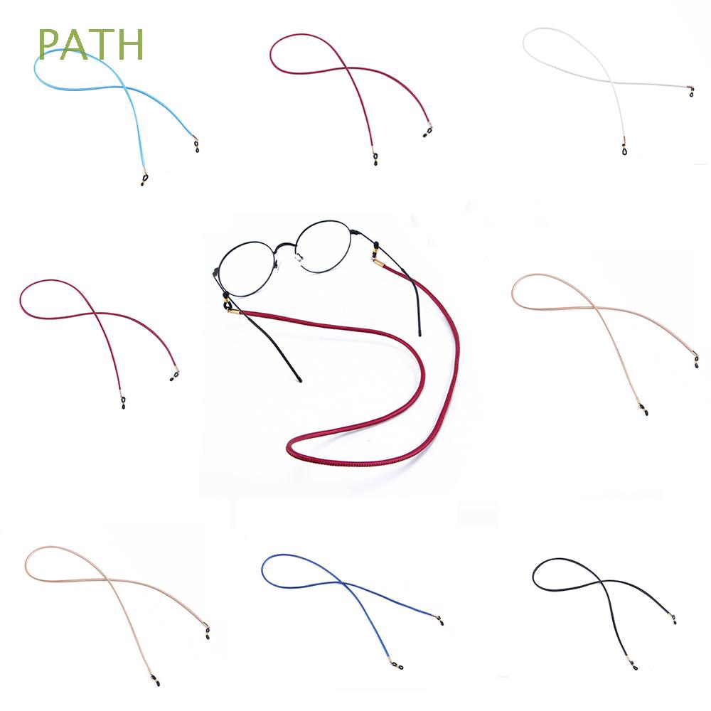 Dây đeo giữ kính mắt chống trượt bằng da thời trang unisex