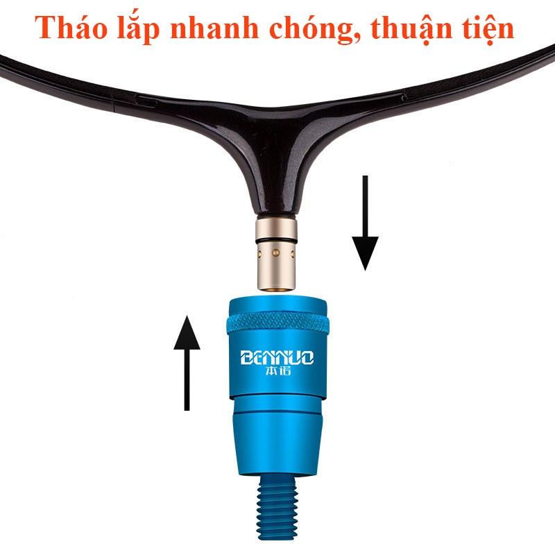 Khớp Nối Cần Câu Đài Câu Đơn Với Vợt Cá Chuyên Dụng Nhanh Chóng Bennou LK - 6