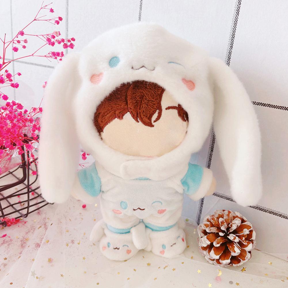 Quần áo búp bê uumir 20cm búp bê nhồi bông mô hình động vật hoạt hình quần yếm nhỏ