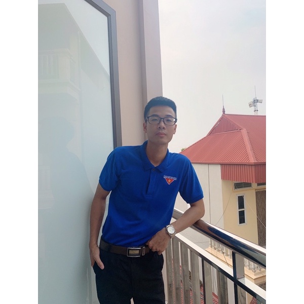 Áo thun đoàn thanh niên chất vải cá sấu, áo polo nam nữ