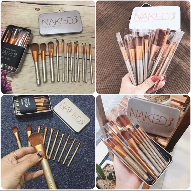 Bộ Cọ NAKED3 POWER BRUSH 12cay