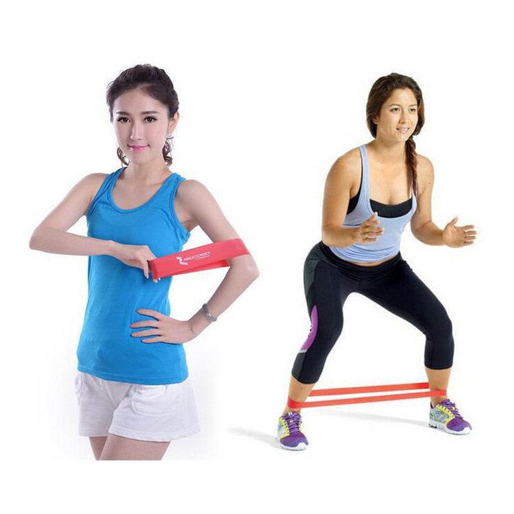 1 Gói 5 Dây Cao Su Đàn Hồi Tập Yoga / Thể Thao