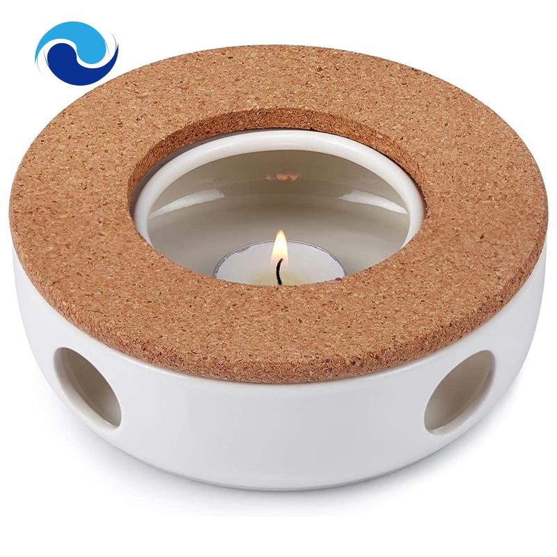 Bộ Ấm Trà Bằng Gốm Kèm Đế Lót Cho Ấm Trà/Nến/Nến Cho Xe Hơi An Toàn Phù Hợp Cho Sử Dụng