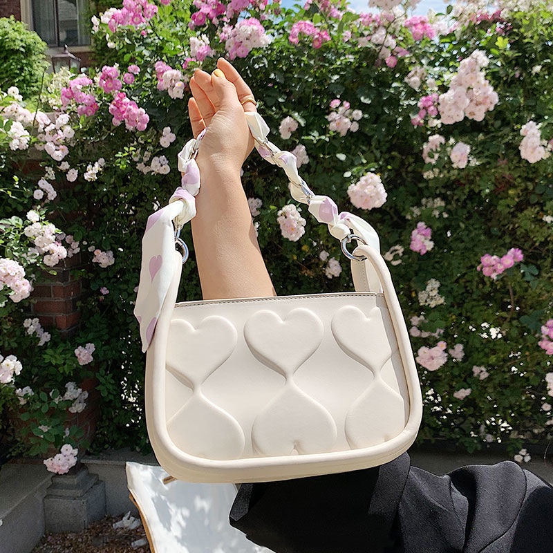 Túi đeo vai IELGY dạng hình vuông có dây xích nhỏ phong cách phương Tây thời trang chất lượng cao dành cho nữ