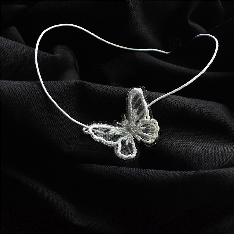 BUTTERFLY BUTTERFLY vòng cổ Mặt Bướm Đính Đá Sang Trọng Cho Nữ