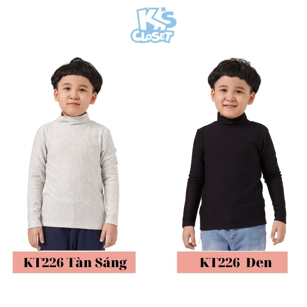 Áo Cổ Lọ Cho Bé Trai Và Bé Gái K's Closet E056TEF / KT240onf  /KT226ONF TM