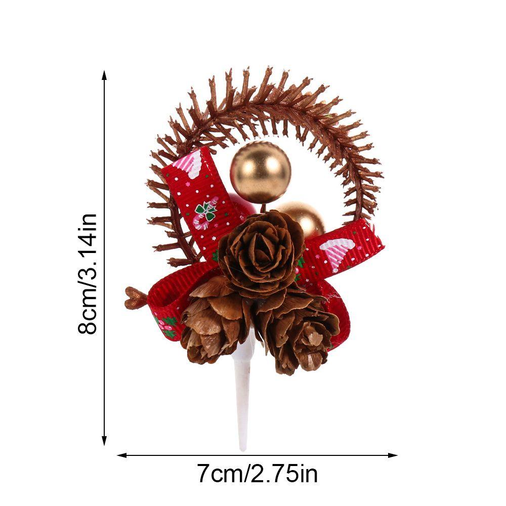 KUNHEV Hoa Mẫu Đơn Trang Trí Bánh Kem Giáng Sinh