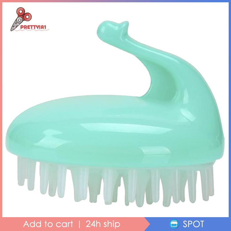 Lược Chải Tóc Massage Da Đầu Khô Và Ướt Prettyia1 Màu Xanh Lá Cho Nữ