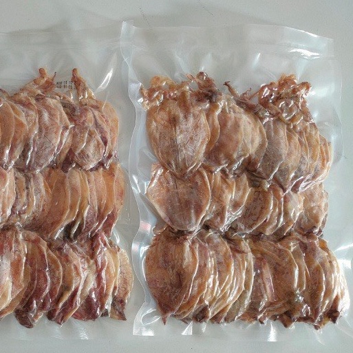 10 con mực khô mini có râu hoặc không râu như hình