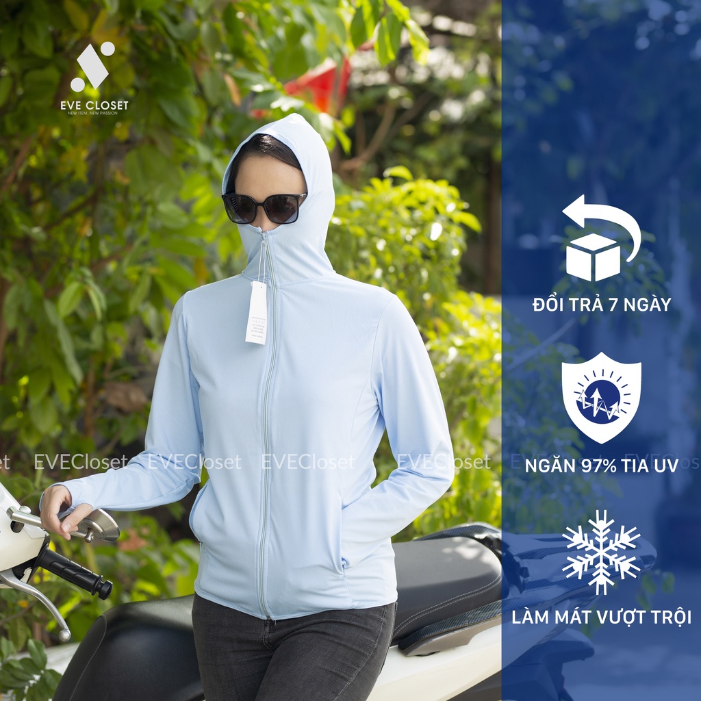 Áo Khoác Chống Nắng Nữ Cao Cấp Tản Nhiệt Siêu Mát Chống Tia UV Có Size To – EVECLOSET