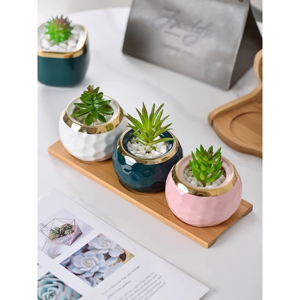Kệ hoa nhiều tầng để bàn, bệ cửa sổ ban công phòng khách văn phòng chậu hoa kệ lưu trữ trang trí