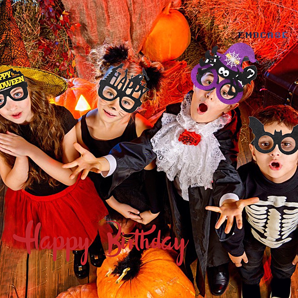 1 Cặp Mắt Kính Nhựa Hình Halloween Sáng Tạo Thân Thiện Với Môi Trường