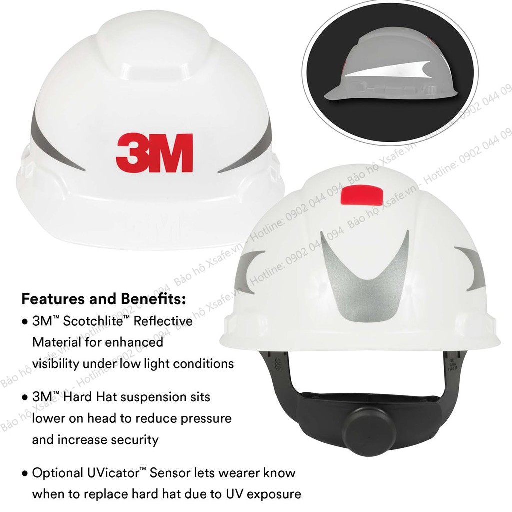 Decal phản quang 3M dán mũ bảo hộ, nón bảo hiểm, siêu sáng, tăng an toàn khi chạy xe, lao động ban đêm
