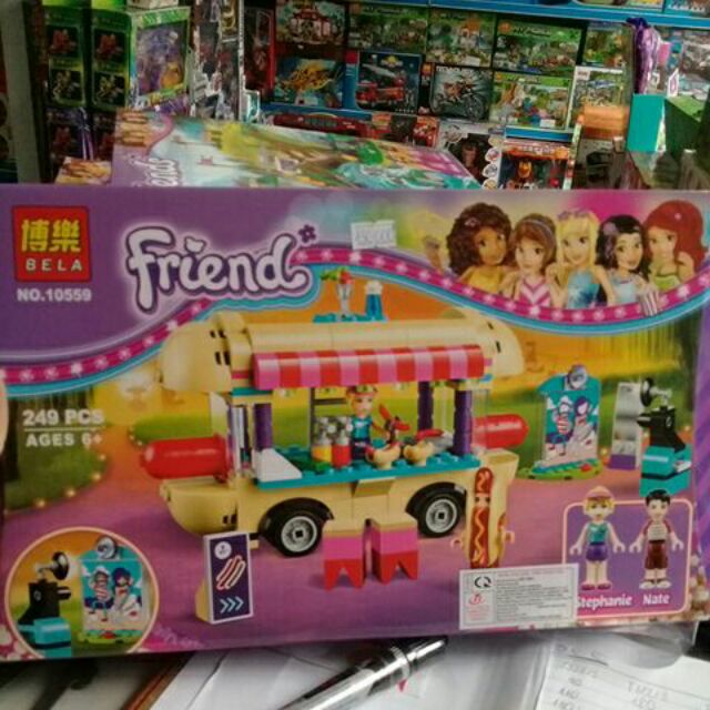 Lego friend 10559. 249 khối. Xe bán hot dog