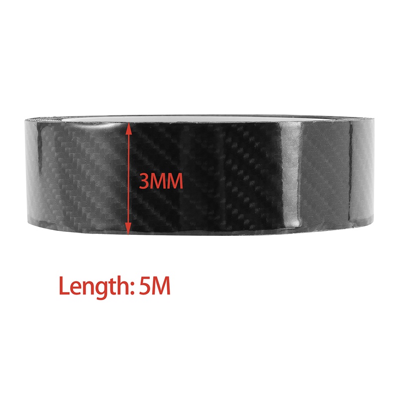 Băng dính sợi Carbon 5M 5D Tấm bảo vệ cửa ô tô Dải bảo vệ chống xước Tấm chắn