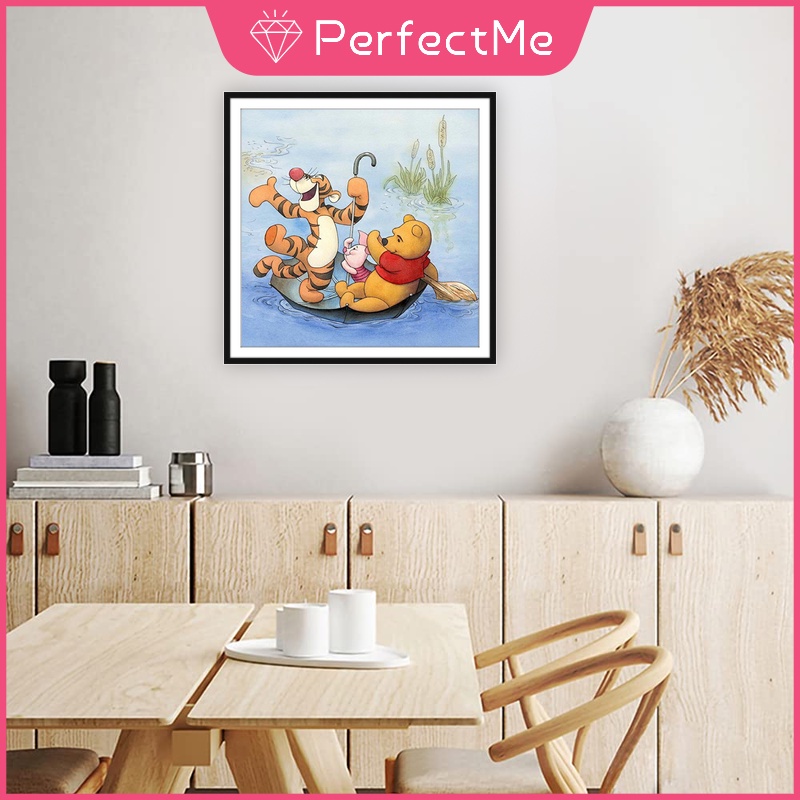 Bộ Tranh Đính Đá 5d Tự Làm 40x40cm Hình Hoạt Hình Disney Độc Đáo
