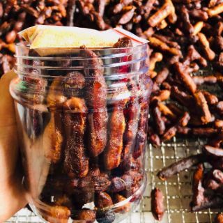 Me lào muối tôm hủ 500gr/45k