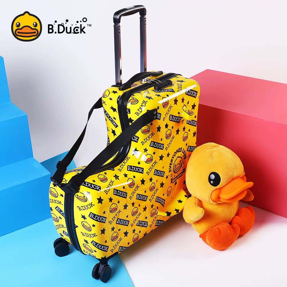 Vali B-DUCK size to 24inch  chính hãng AOWEILA đa di năng cho bé