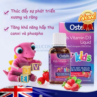 Vitamin D3 Ostelin dành cho bé 0m/6m