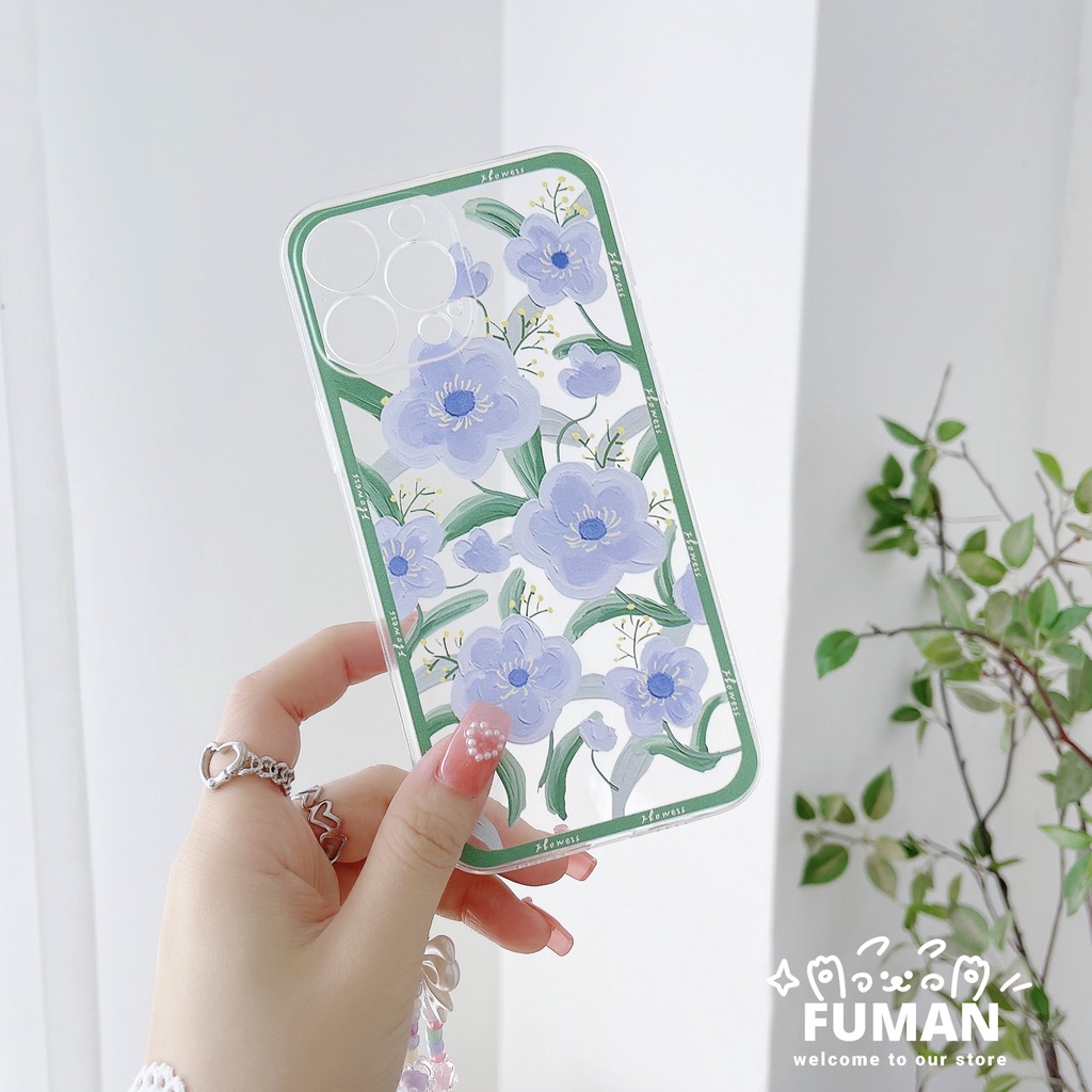 Ốp Điện Thoại TPU Mềm Họa Tiết Hoa Cúc Kèm Dây Đeo Cho Samsung Galaxy Note 20 Ultra 10 Plus + S10 Lite 2020 Note 9 A32 A22 A71 4G 5G