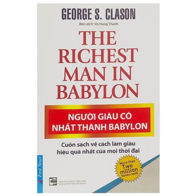 Sách First News - Người Giàu Có Nhất Thành Babylon