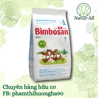 Sữa Bimbosan số 1 công thức hữu cơ - Túi 400gr