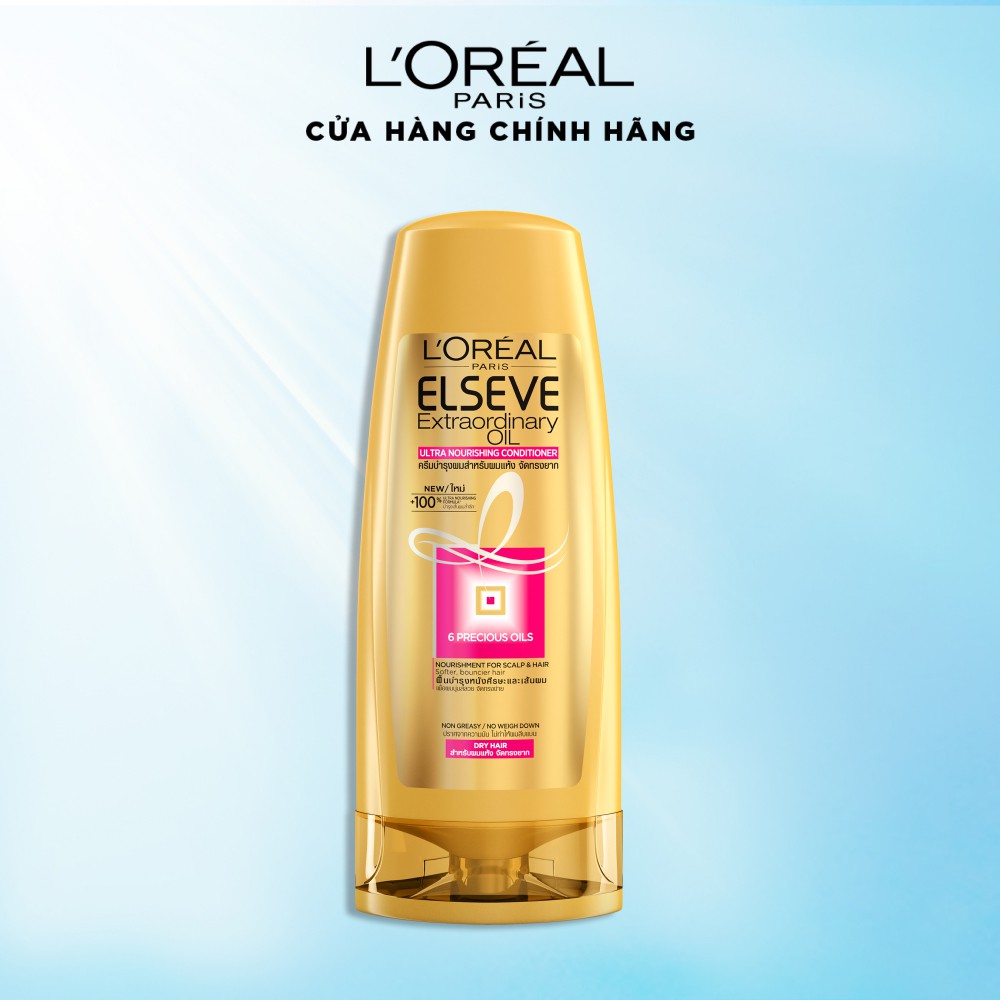 Dầu xả chiết xuất tinh dầu hoa tự nhiên L'Oreal Paris Elseve Extraordinary Oil Ultra Nourishing - 325ml | WebRaoVat - webraovat.net.vn