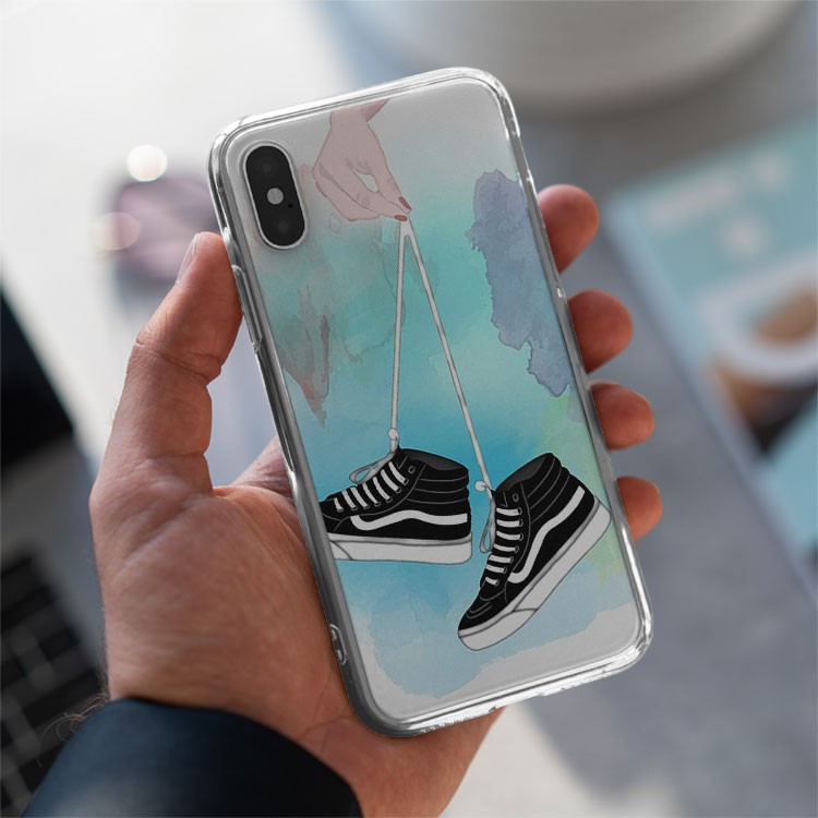 Ốp đt snecker iphone chống sóc Ốp mềm Vans thời trang Iphone 6/7/8/X/Xs/Xs Max/11/11 Promax/12/12 Promax VANPOD00030