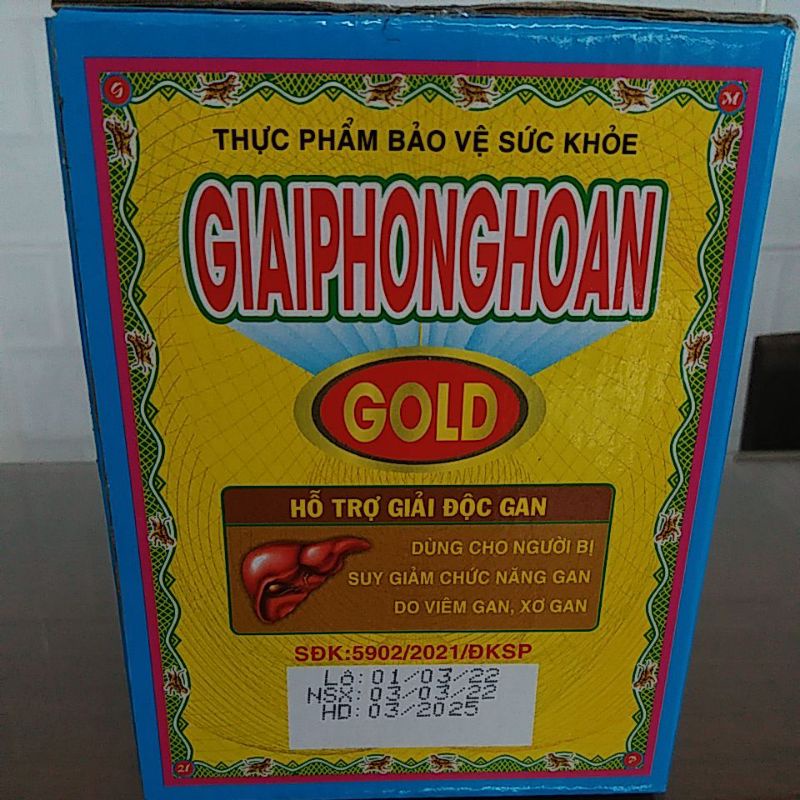 Xổ độc gan Giải phong hoàn gold Đức Thọ Sanh
